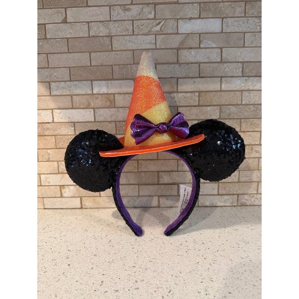 Disney Candy Corn Minnie Ears Headband Halloween Parks‎